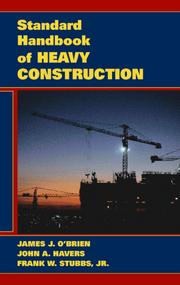 Cover of: Standard handbook of heavy construction