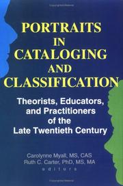 Cover of: Portraits in Cataloging and Classification by 