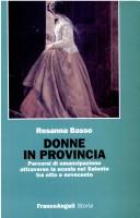 Cover of: Donne in provincia by R. Basso