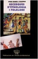 Cover of: Recerques d'etnologia i folklore