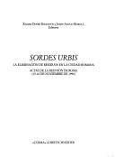 Cover of: Sordes urbis: la eliminación de residuos en la ciudad romana actas de la Reunión de Roma, 15-16 de noviembre de 1996