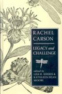 Cover of: Rachel Carson by edited by Lisa H. Sideris and Kathleen Dean Moore.