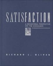 Cover of: Satisfaction by Richard L. Oliver