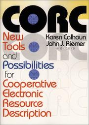 Cover of: CORC: new tools and possibilities for cooperative electronic resource description