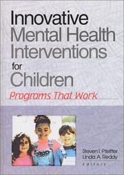 Cover of: Innovative Mental Health Interventions for Children: Programs That Work