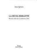 Cover of: La musa errante: percorsi critici di un ventennio e oltre