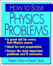 Cover of: How to solve physics problems