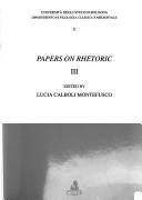 Cover of: Papers on rhetoric.