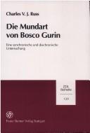 Die Mundart von Bosco Gurin by Charles V. J. Russ