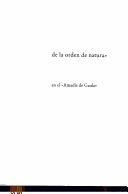 Cover of: "Fuera de la orden de natura": magias, milagros y maravillas en el Amadís de Gaula