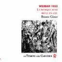 Cover of: Weimar 1933: la musique aussi brûle en exil