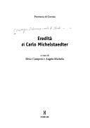 Cover of: Eredità di Carlo Michelstaedter by Angela Michelis