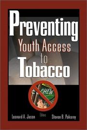 Cover of: Preventing Youth Access to Tobacco