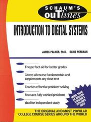 Cover of: Schaum's Outline of Introduction to Digital Systems by James E. Palmer, David Perlman, James E. Palmer, David Perlman