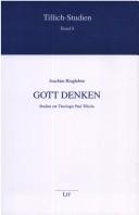 Cover of: Gott denken: Studien zur Theologie Paul Tillichs