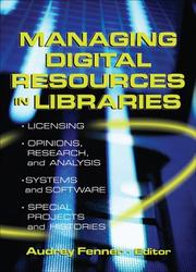 Cover of: Managing Digital Resources in Libraries