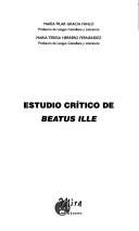 Cover of: Estudio crítico de "Beatus Ille"