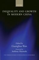 Cover of: Inequality and growth in modern China