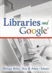 Cover of: Libraries And Google (Internet Reference Services Quarterly) (Internet Reference Services Quarterly) by 