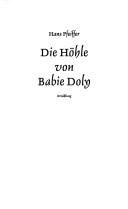 Cover of: H ohle von Babie Doly: Erz ahlung