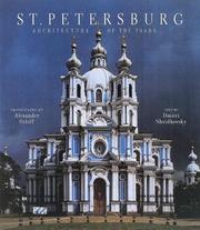 Cover of: St. Petersburg by Dmitri O. Shvidkovsky