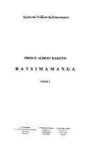 Prince Albert Rakoto Ratsimamanga by Raymond W. Rabemananjara