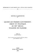 Cover of: Quand les femmes gouvernent by Michelle Bubenicek