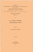 Cover of: Il Gadla Absadi (Dabra Maryam, Sera'e) by E. Peters, Lusini G.