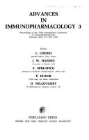Cover of: Advances in Immunopharmacology 3