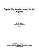 Cover of: Capital flight and external debt in Nigeria
