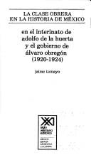 En el interinato de Adolfo de la Huerta y el gobierno de Alvaro Obregón (1920-1924) by Jaime Tamayo