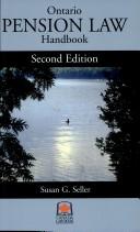 Cover of: Ontario pension law handbook | Susan Gail Seller