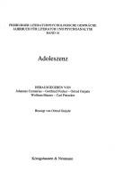 Cover of: Adoleszenz by herausgegeben von Johannes Cremerius ... [et al.] ; besorgt von Ortrud Gutjahr.