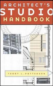 Architect's studio handbook by Terry Patterson, Terry L. Patterson