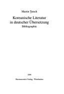 Koreanische Literatur in deutscher Übersetzung by Martin Tutsch