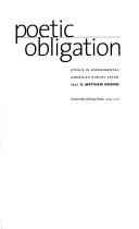 Cover of: Poetic obligation by Grant Matthew Jenkins, Grant Matthew Jenkins