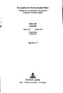 Cover of: Bawm language and lore, Tibeto-Burman area by Verena Reichle, Verena Reichle