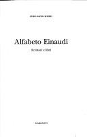 Cover of: Alfabeto Einaudi: scrittori e libri