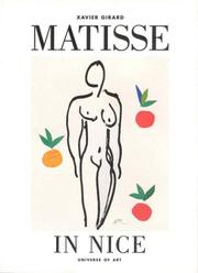 Cover of: Matisse in Nice by Xavier Girard