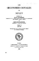 Cover of: Les œconomies royales de Sully