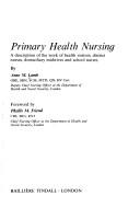 Primary health nursing by Anne M. Lamb