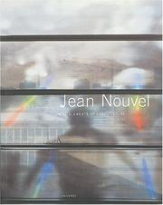 Cover of: Jean Nouvel: the elements of architecture