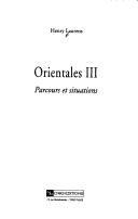 Cover of: Orientales by Henry Laurens