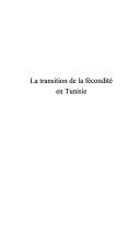Cover of: La transition de la fécondité en Tunisie by Frédéric Sandron