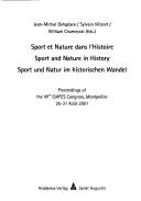 Cover of: ISHPES - Studies, vol. 10: Sport et nature dans l'histoire