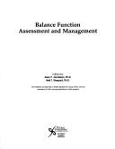 Cover of: Balance Function Assessment and Management
