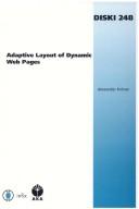 Cover of: Adaptive Layout of Dynamic Web Pages