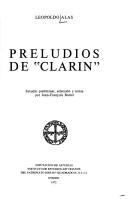 Cover of: Preludios de "Clarín."