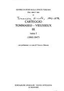 Cover of: Carteggio Tommaseo-Vieusseux.