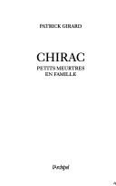 Cover of: Chirac: petits meurtres en famille